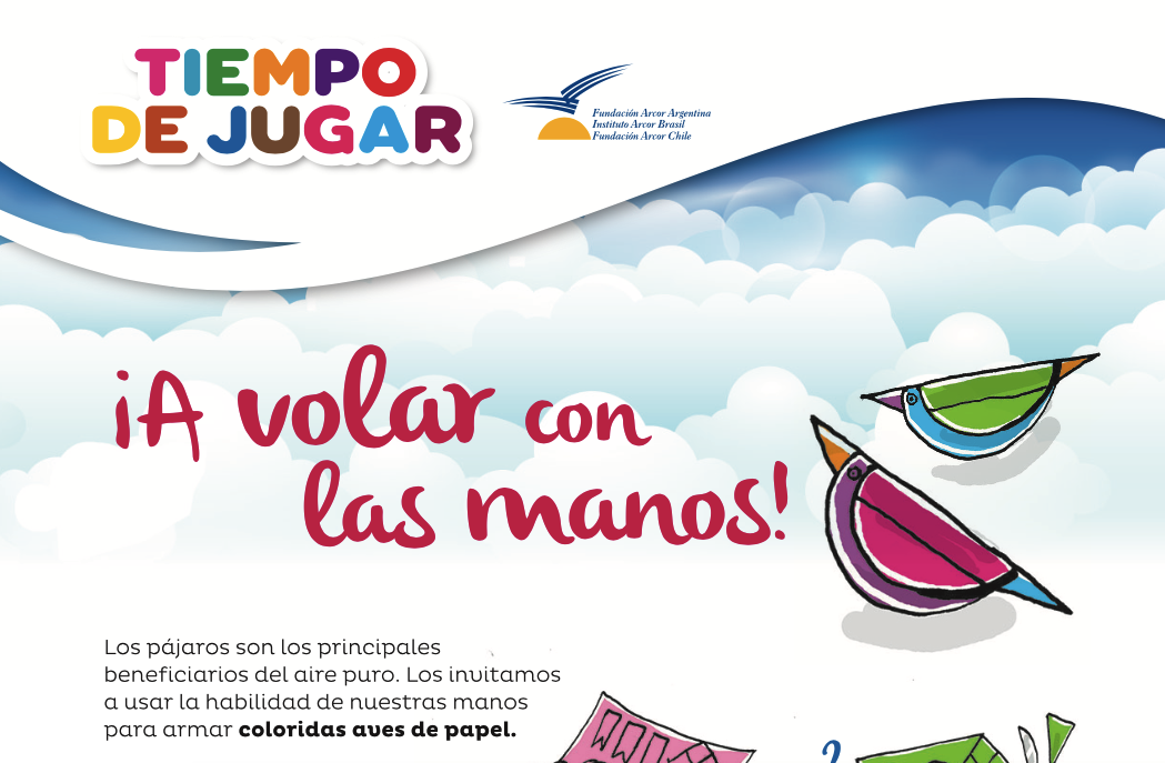 ¡A volar con las manos!