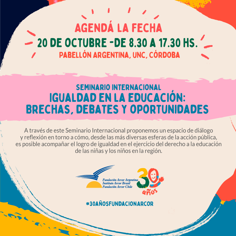 Seminario Internacional – Igualdad en la educación: brechas, debates y oportunidades.