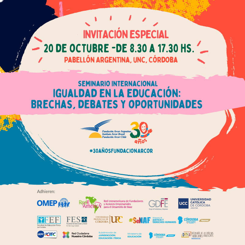 Seminario Internacional – Igualdad en la educación: brechas, debates y oportunidades.