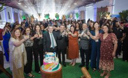 Directivos del Instituto Arcor Brasil junto a representantes de Fundación Arcor y Grupo Arcor celebraron el 20° aniversario del Instituto en Brasil