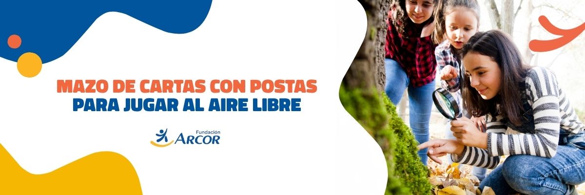 Un mazo de cartas con postas para jugar y explorar al aire libre